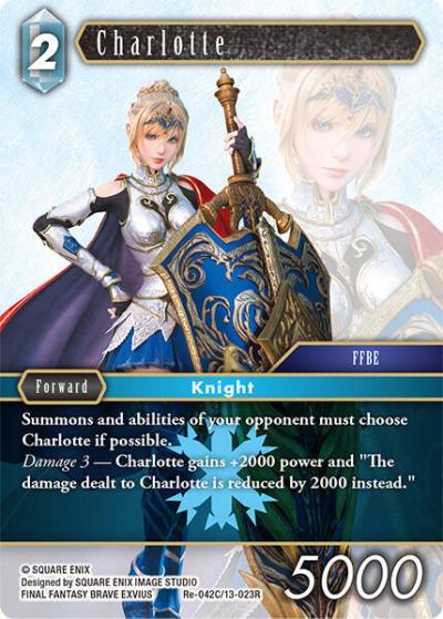 Charlotte Re-042C/13-023R Legacy Collection Final Fantasy card