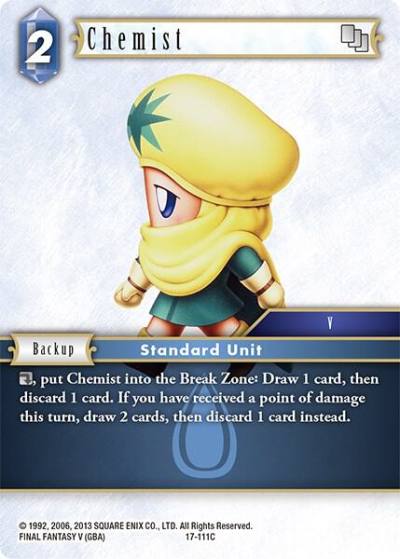 Chemist 17-111C Rebellion's Call Final Fantasy card