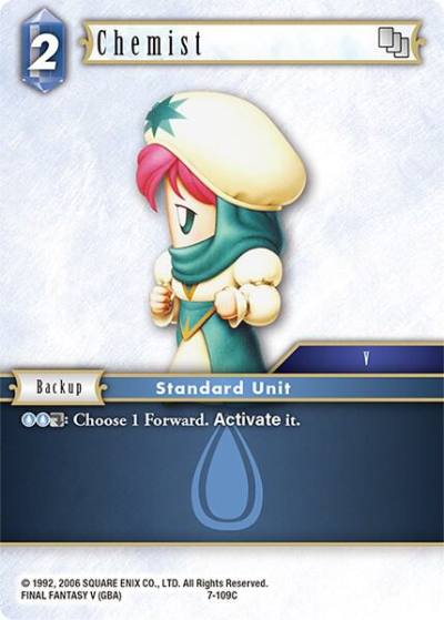 Chemist 7-109C Opus VII Final Fantasy card