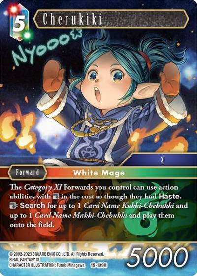Cherukiki 19-109H From Nightmares Final Fantasy card