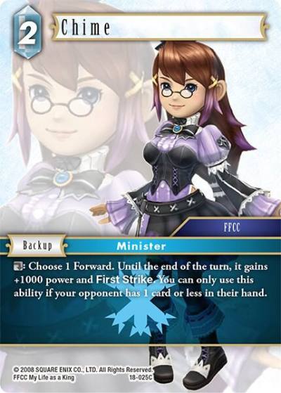 Chime 18-025C Resurgence of Power Final Fantasy card