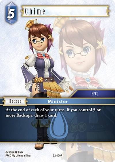 Chime 22-100R Hidden Hope Final Fantasy card