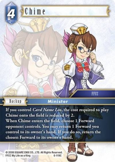 Chime 6-119C Opus VI Final Fantasy card