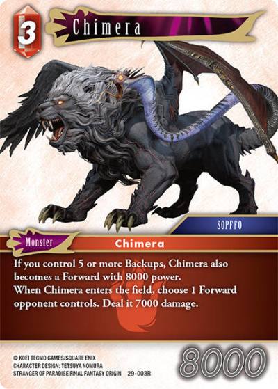 Chimera 29-003R Blissful Eternity Final Fantasy card