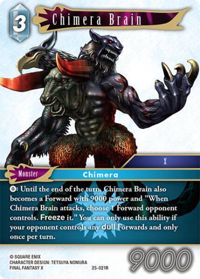 Chimera Brain 25-021R Tears of the Planet Final Fantasy card