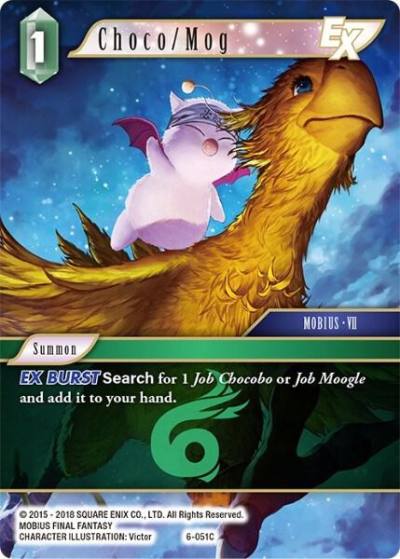 Choco Mog 6-051C Opus VI Final Fantasy card