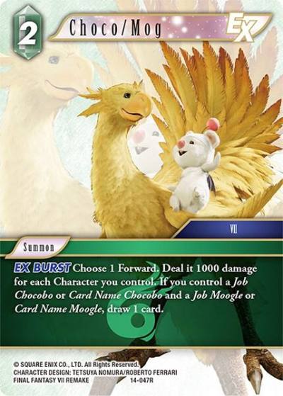 Choco Mog EX 14-047R Opus XIV: Crystal Abyss Final Fantasy card