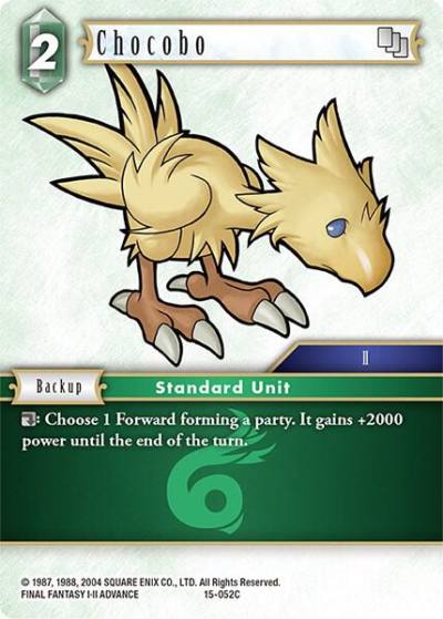 Chocobo 15-052C Crystal Dominion Final Fantasy card