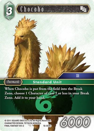 Chocobo 16-054C Emissaries of Light Final Fantasy card