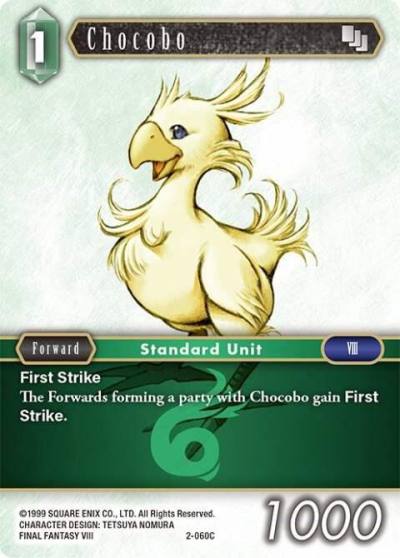 Chocobo 2-060C Opus II Final Fantasy card