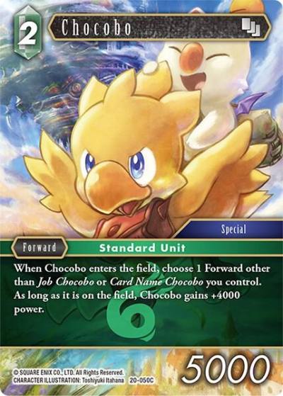 Chocobo 20-050C Dawn of Heroes Final Fantasy card