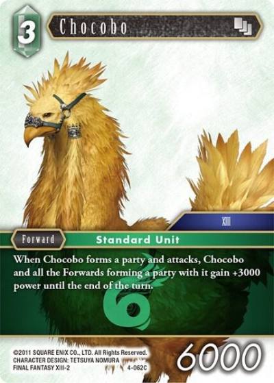 Chocobo 4-062C Opus IV Final Fantasy card