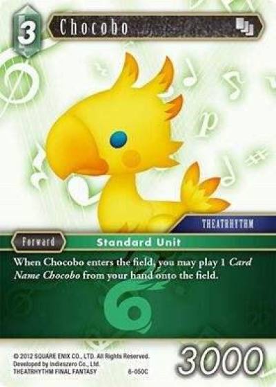 Chocobo 6-050C Opus VI Final Fantasy card