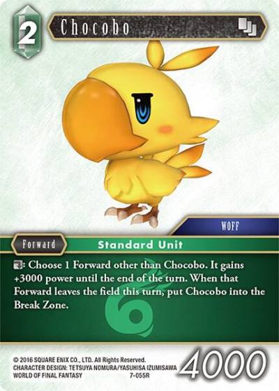 Chocobo 7-055R Opus VII Final Fantasy card