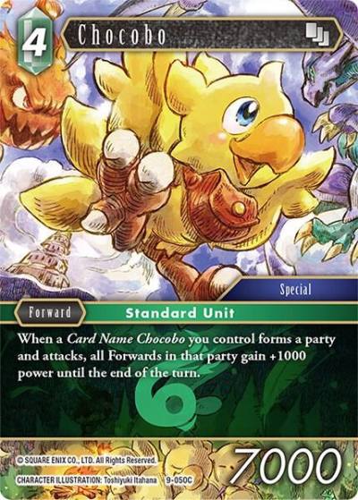 Chocobo 9-050C Opus IX Final Fantasy card