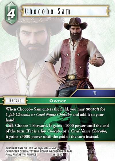 Chocobo Sam 16-055C Emissaries of Light Final Fantasy card