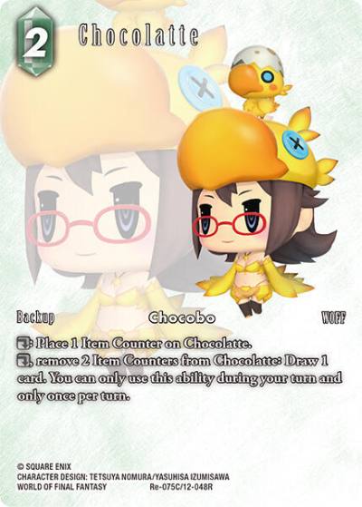 Chocolatte Full Art Re-075C/12-048R Legacy Collection Final Fantasy card