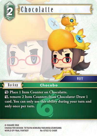 Chocolatte Re-075C/12-048R Legacy Collection Final Fantasy card