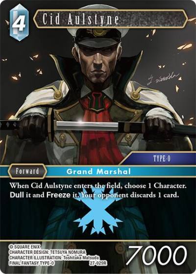 Cid Aulstyne 27-029R Journey of discovery Final Fantasy card