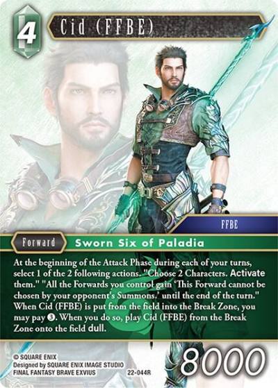 Cid FFBE 22-044R Hidden Hope Final Fantasy card