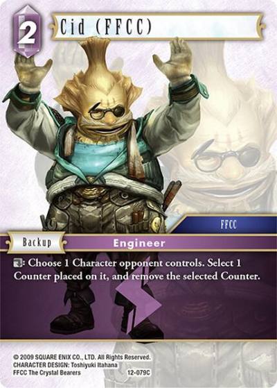 Cid FFCC 12-079C Opus XII Final Fantasy card