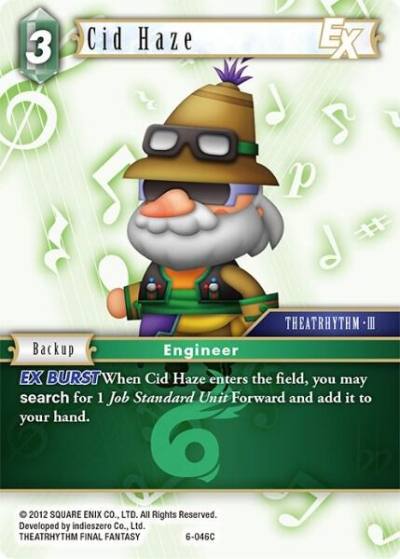 Cid Haze 6-046C Opus VI Final Fantasy card