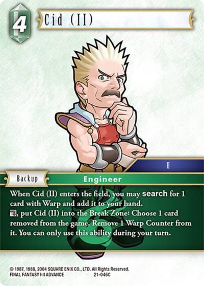 Cid II 21-046C Beyond Destiny Final Fantasy card