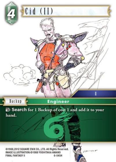 Cid II 6-045H Opus VI Final Fantasy card