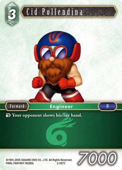 Cid Pollendina 2-057C Opus II Final Fantasy card