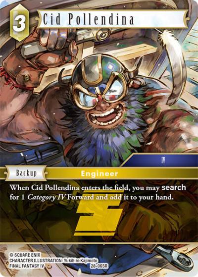Cid Pollendina 28-065R Dreamlike Oceans Final Fantasy card