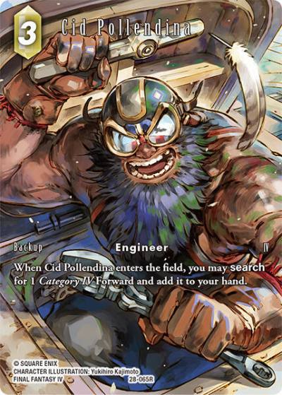 Cid Pollendina (Full Art) 28-065R Dreamlike Oceans Final Fantasy card
