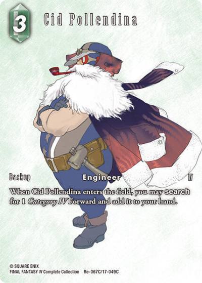 Cid Pollendina Full Art Re-067C/17-049C Legacy Collection Final Fantasy card