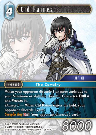 Cid Raines 29-026C Blissful Eternity Final Fantasy card