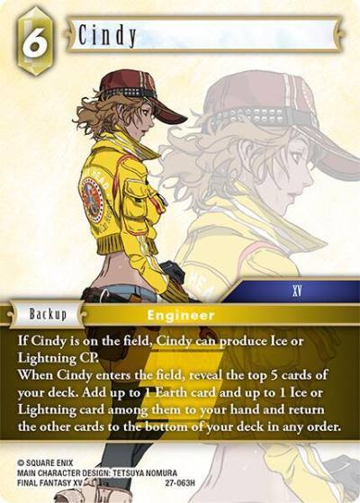 Cindy 27-063H Journey of discovery Final Fantasy card