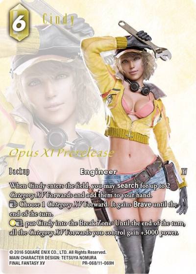 Cindy Prerelease Promo PR-068/11-069H FF: Promo Cards Final Fantasy card