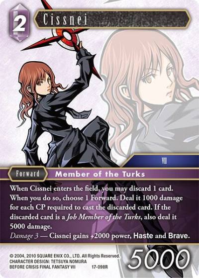 Cissnei 17-098R Rebellion's Call Final Fantasy card