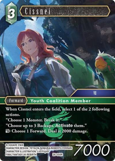 Cissnei 26-050R Gunslinger in the abyss Final Fantasy card