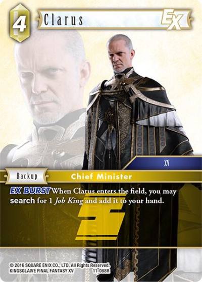 Clarus EX 11-068R Opus XI Final Fantasy card