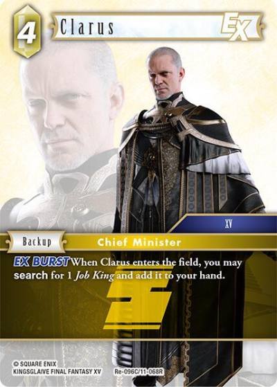 Clarus EX Re-096C/11-068R Legacy Collection Final Fantasy card
