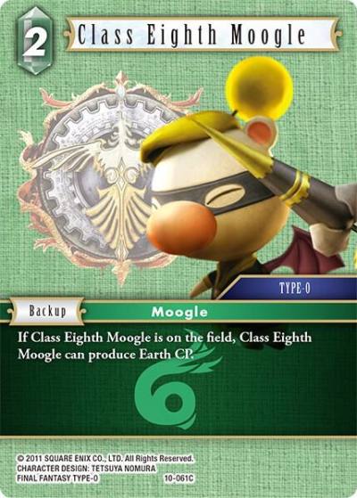 Class Eighth Moogle 10-061C Opus X Final Fantasy card