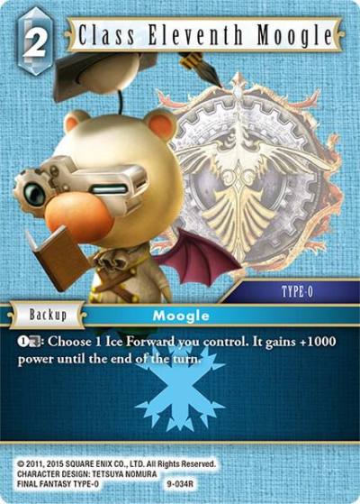 Class Eleventh Moogle 9-034R Opus IX Final Fantasy card