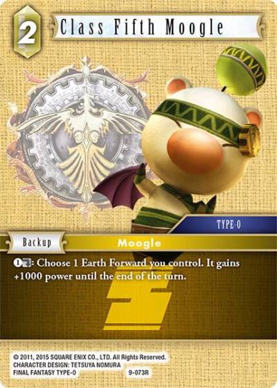 Class Fifth Moogle 9-073R Opus IX Final Fantasy card