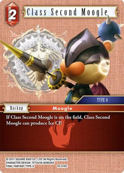 Class Second Moogle 10-016C Opus X Final Fantasy card