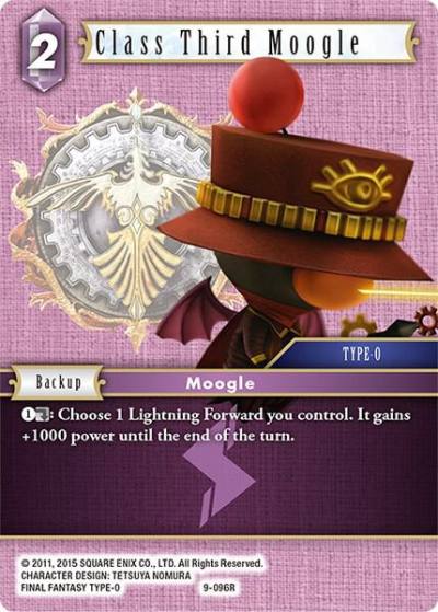 Class Third Moogle 9-096R Opus IX Final Fantasy card