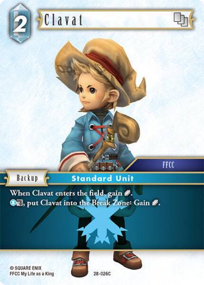 Clavat (026) 28-026C Dreamlike Oceans Final Fantasy card