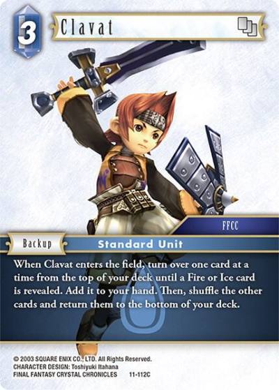 Clavat 11-112C Opus XI Final Fantasy card