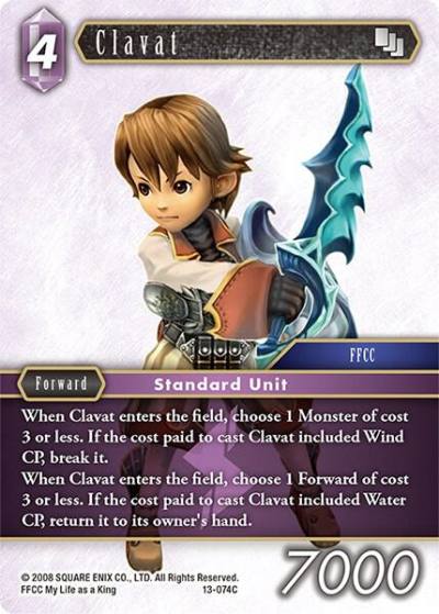Clavat 13-074C Opus XIII: Crystal Radiance Final Fantasy card