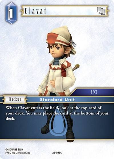Clavat 22-096C Hidden Hope Final Fantasy card