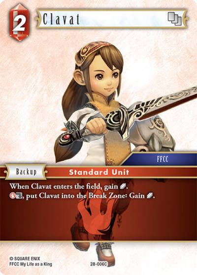 Clavat 28-006C Dreamlike Oceans Final Fantasy card