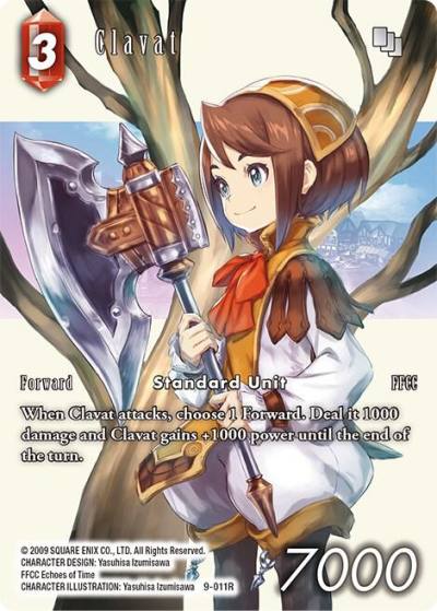 Clavat Full Art 9-011R Opus IX Final Fantasy card